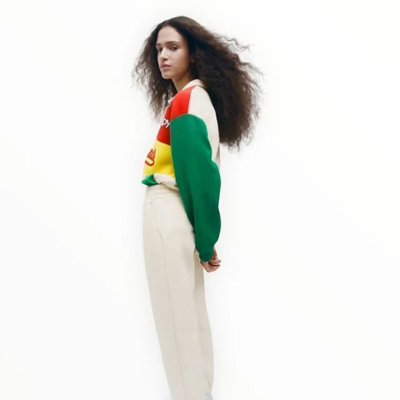 ZARA | Cream | SNOOPY PEANUTS™ JOGGERS - Picture 7 of 9